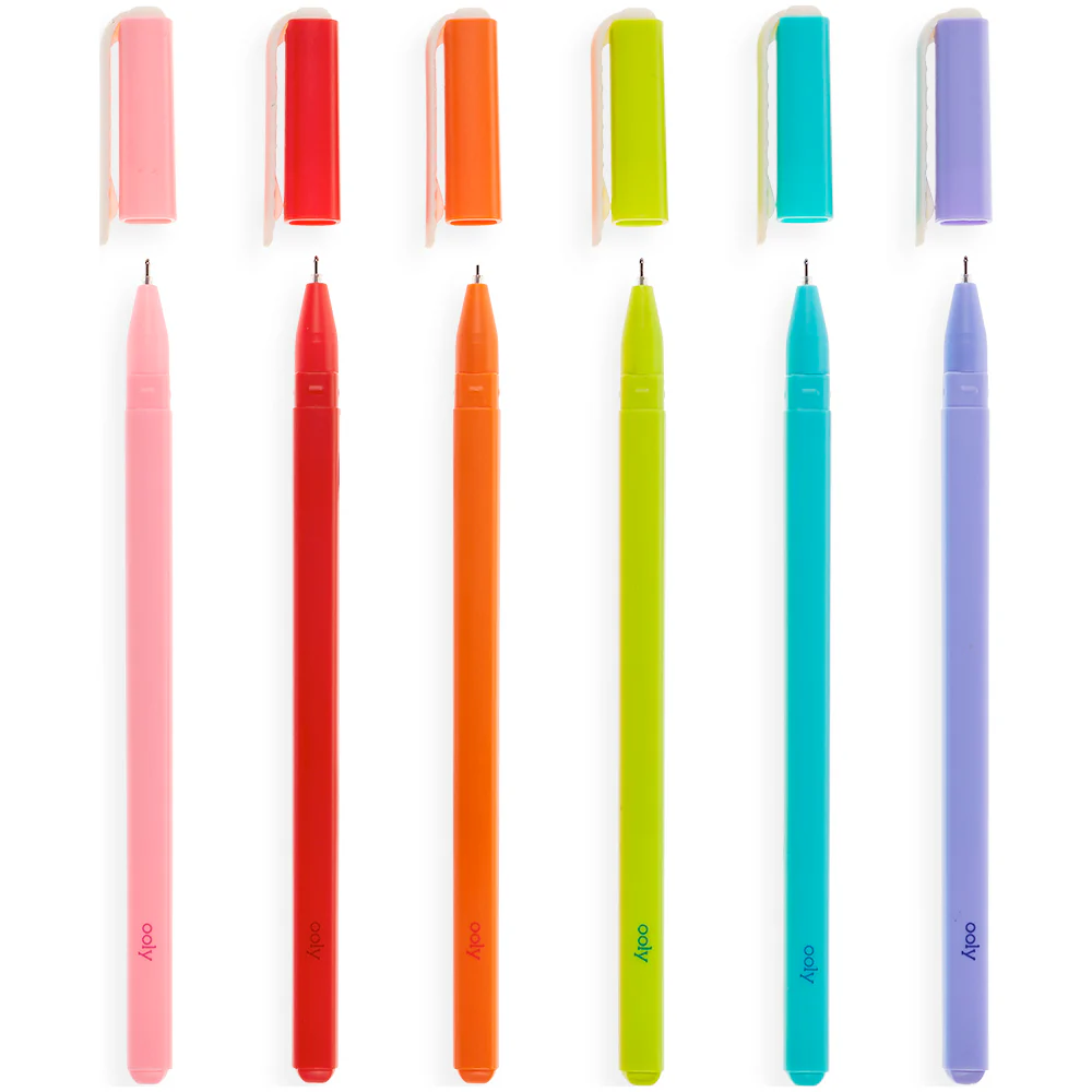 Fine Lines Gel pens set of 6 - Image 4