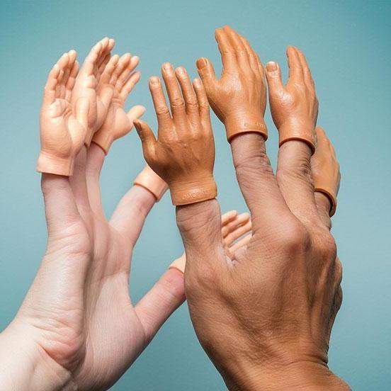 Finger Hands - 2 pc Right & Left - Image 3