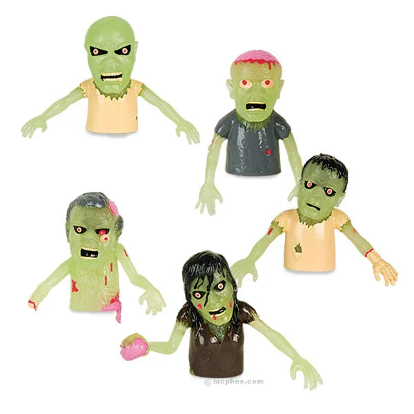 Finger Zombie Puppet - 1 zombie - (buy 1 for each finger!)