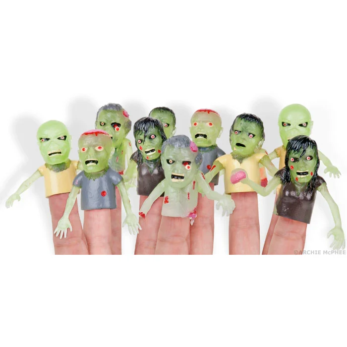 Finger Zombie Puppet - 1 zombie - (buy 1 for each finger!) - Image 3