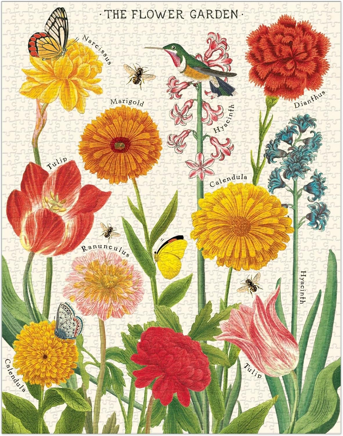 Flower Garden 1,000 Piece Puzzle - Image 2