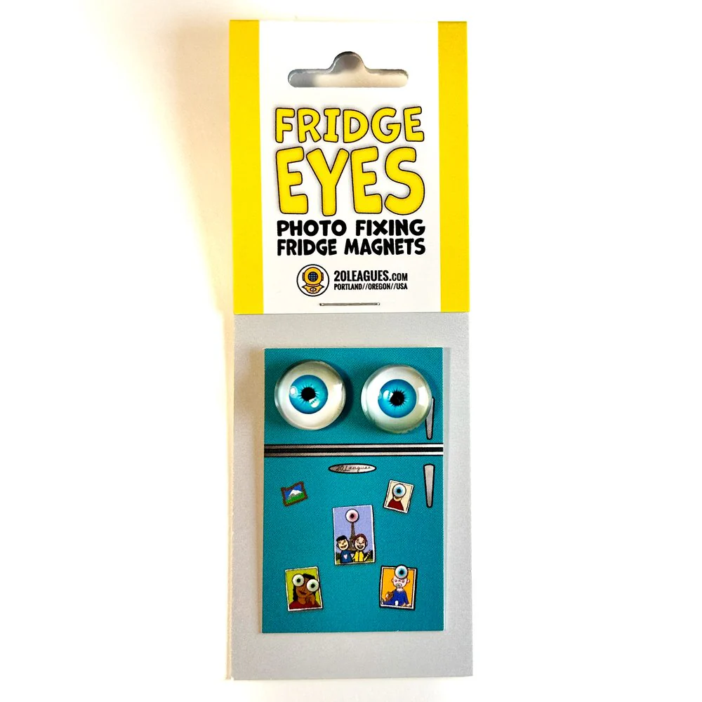 Fridge Eyes Magnets - One Pair (Randomly selected color)