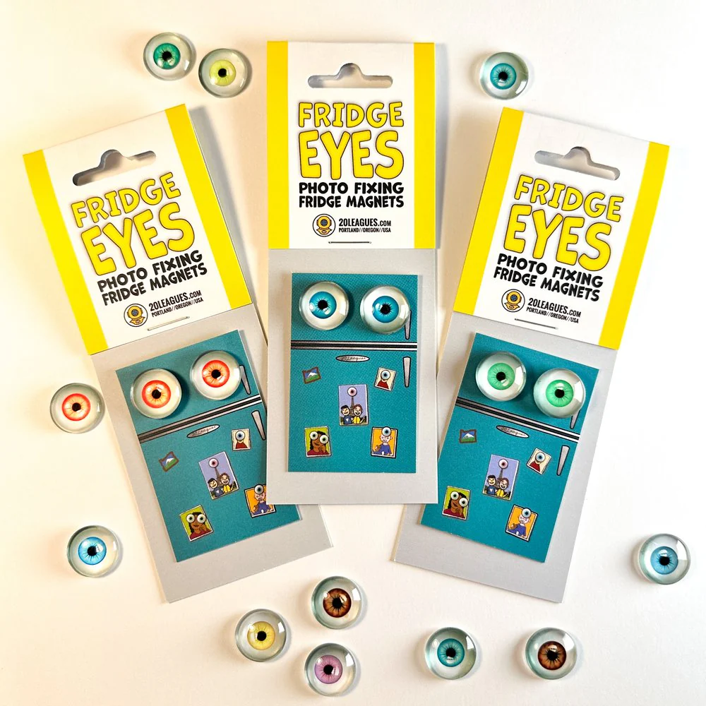 Fridge Eyes Magnets - One Pair (Randomly selected color) - Image 2