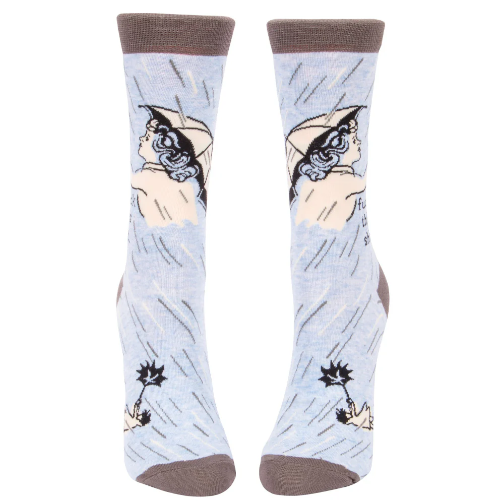 Fuck this Shit Women's Crew Socks - Image 2