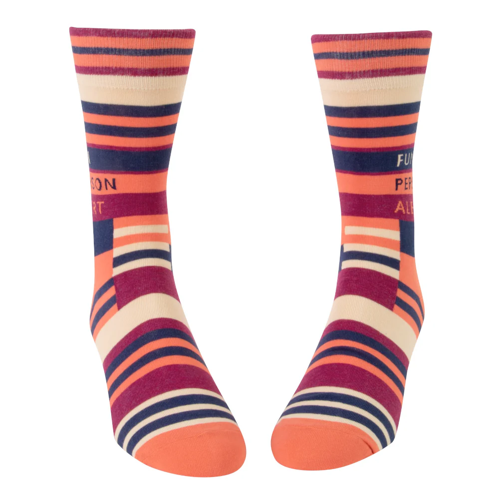 Fun Person Alert Men's Crew Socks - Image 3