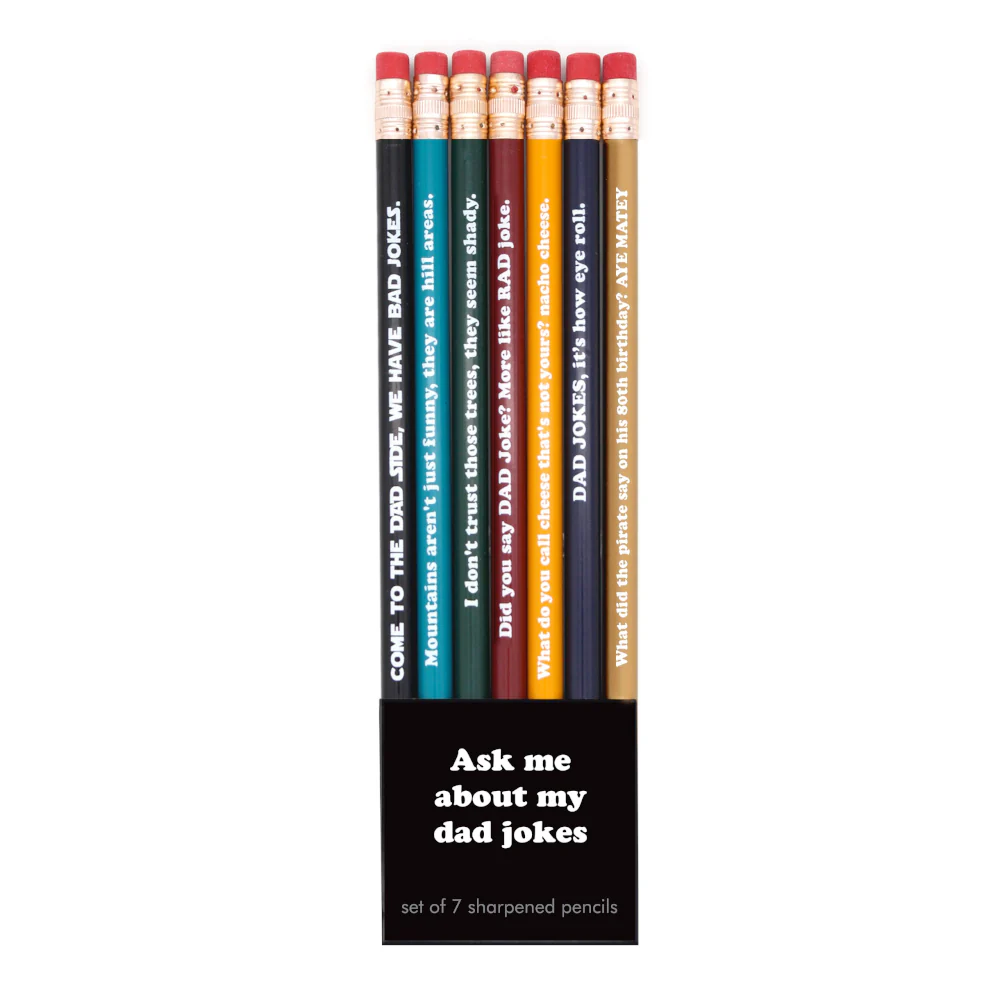Funny #Dadjokes Pencil Set