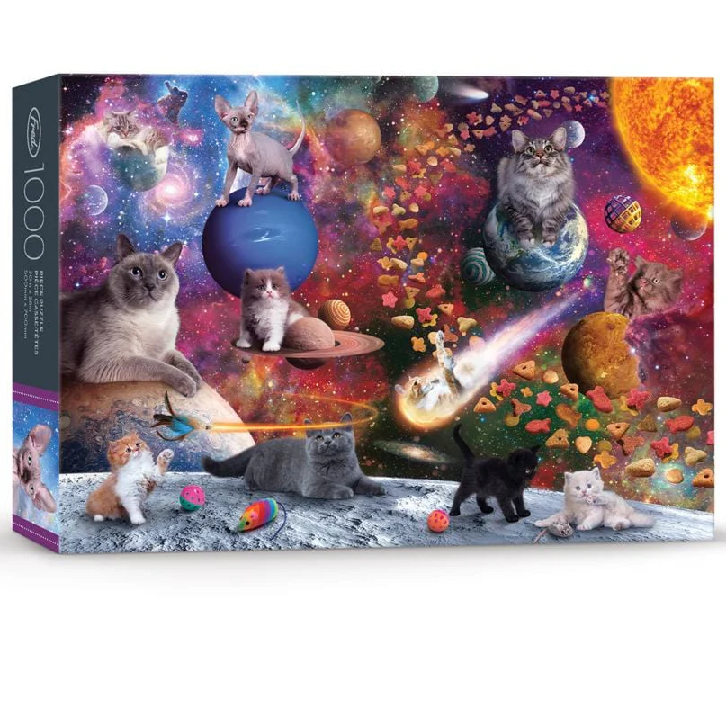 Galaxy Cats 1000 pc puzzle