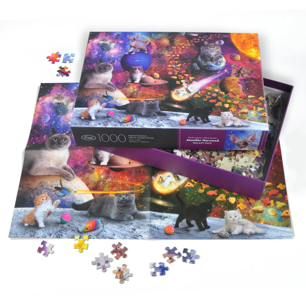 Galaxy Cats 1000 pc puzzle - Image 2