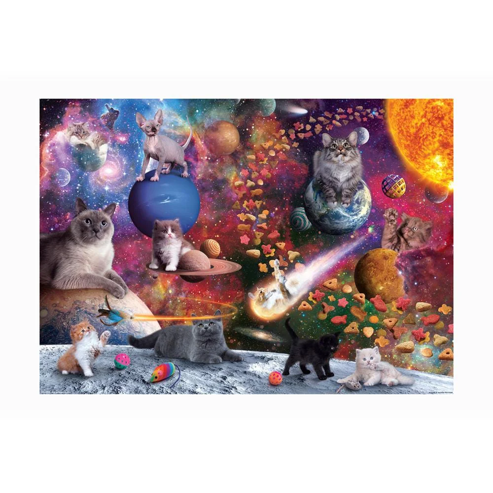 Galaxy Cats 1000 pc puzzle - Image 3