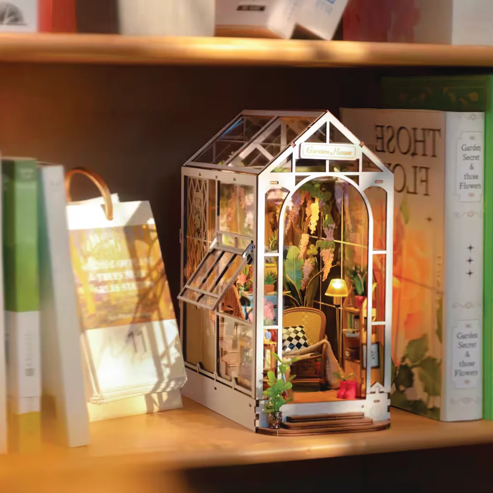 Garden House DIY Book Nook Shelf Insert - Image 3