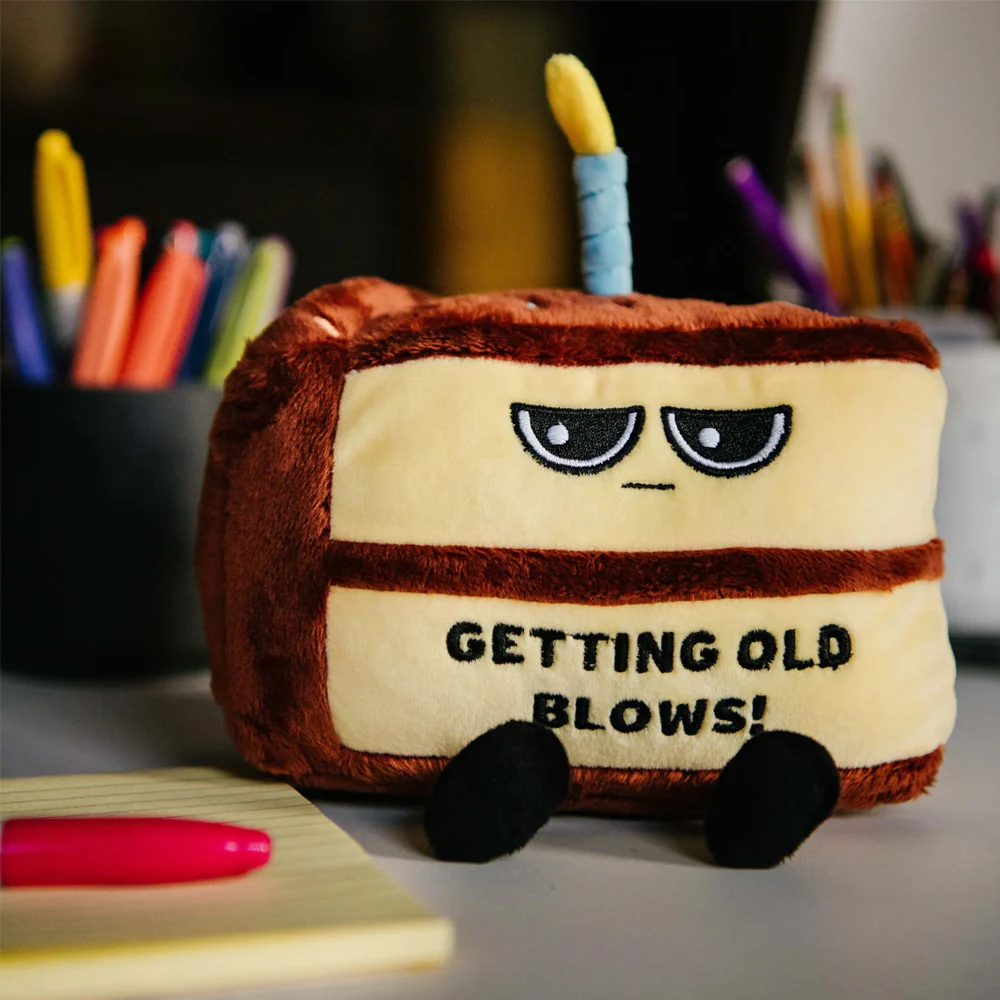 Getting Old Blows Cake Plushie - Image 2