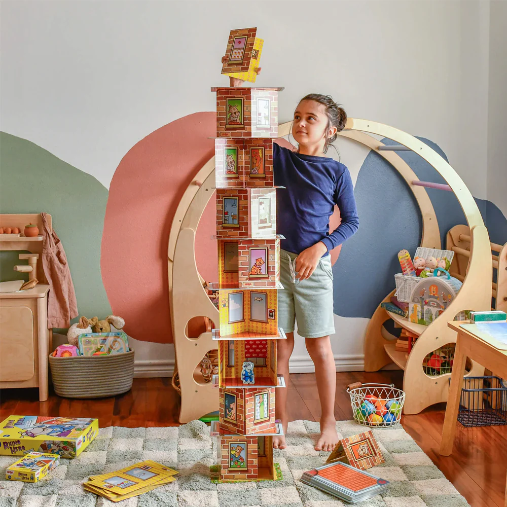 Giant Rhino Hero XXL Stacking Cards Game - Image 3