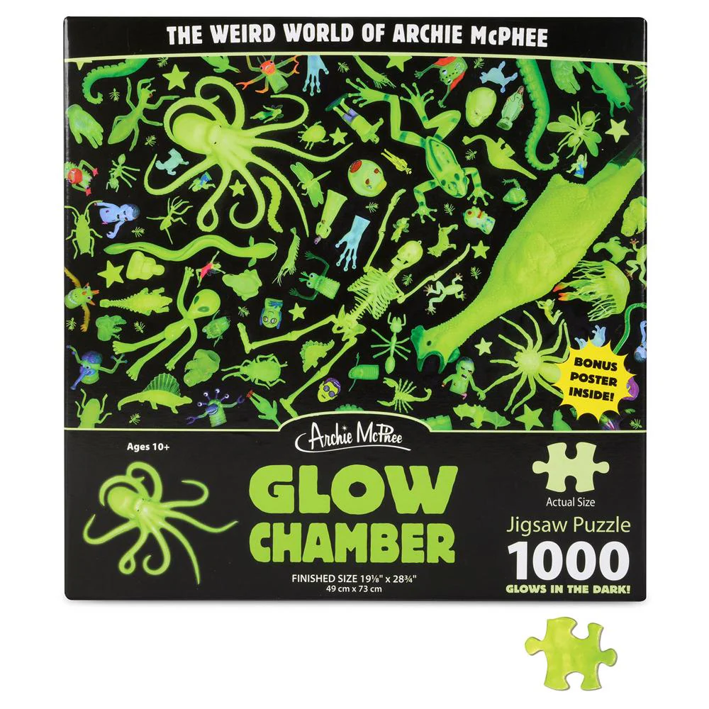 Glow Chamber Weird  - glow in dark 1000 pc Puzzle