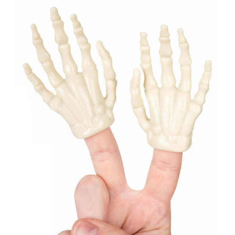 Glow-in-the-dark Skeleton Hand - 1pc