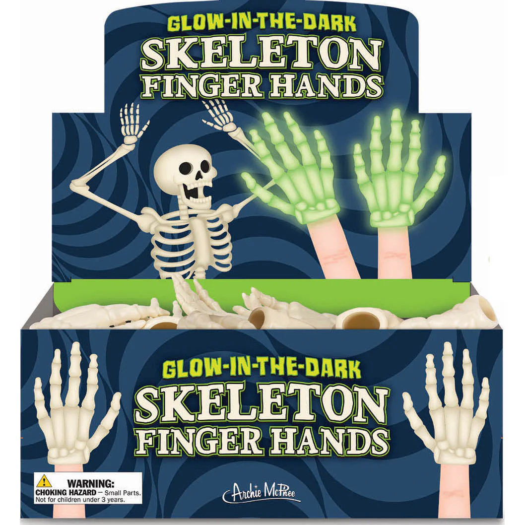 Glow-in-the-dark Skeleton Hand - 1pc - Image 2