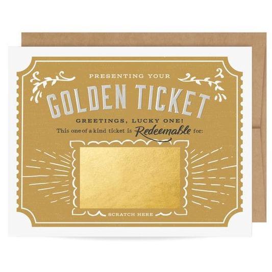 Golden Ticket Scratch-off Card - Image 2