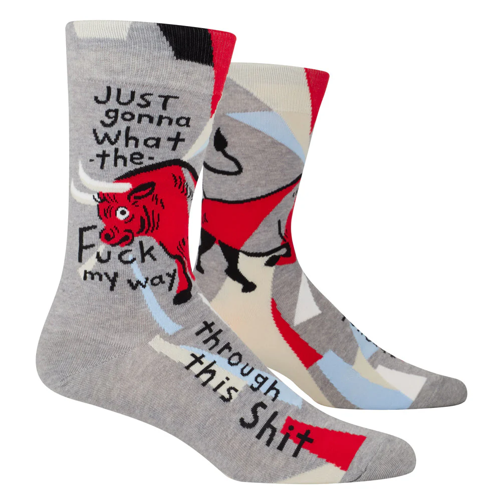 Gonna WTF My Way Through Men's Crew Socks