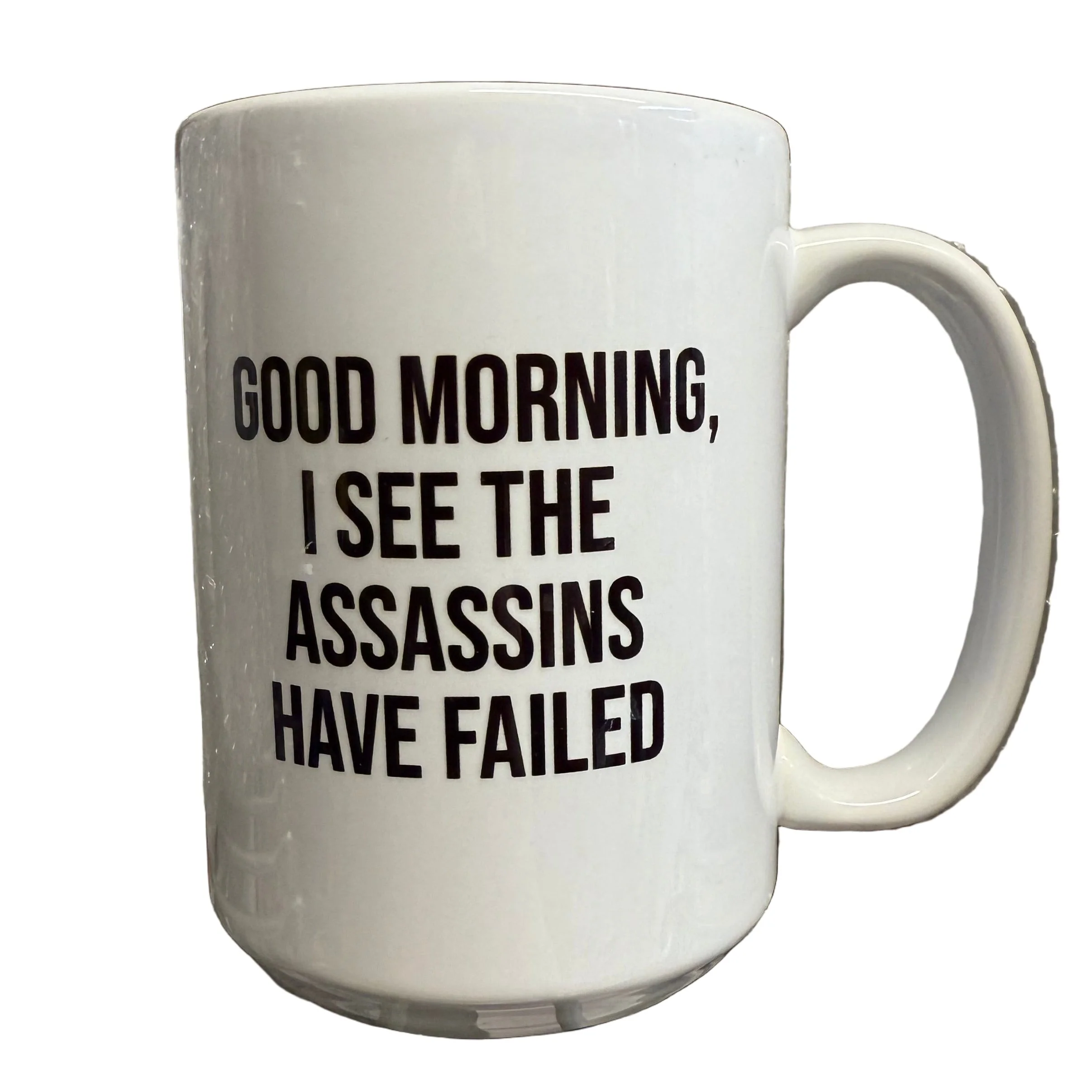 Good Morning, I see the assassins have failed Mug
