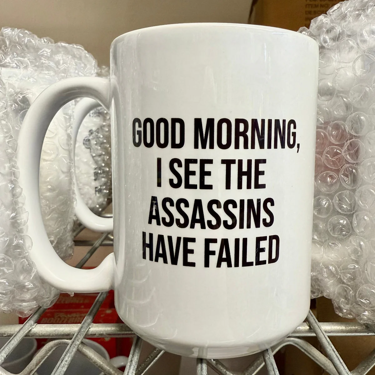 Good Morning, I see the assassins have failed Mug - Image 2