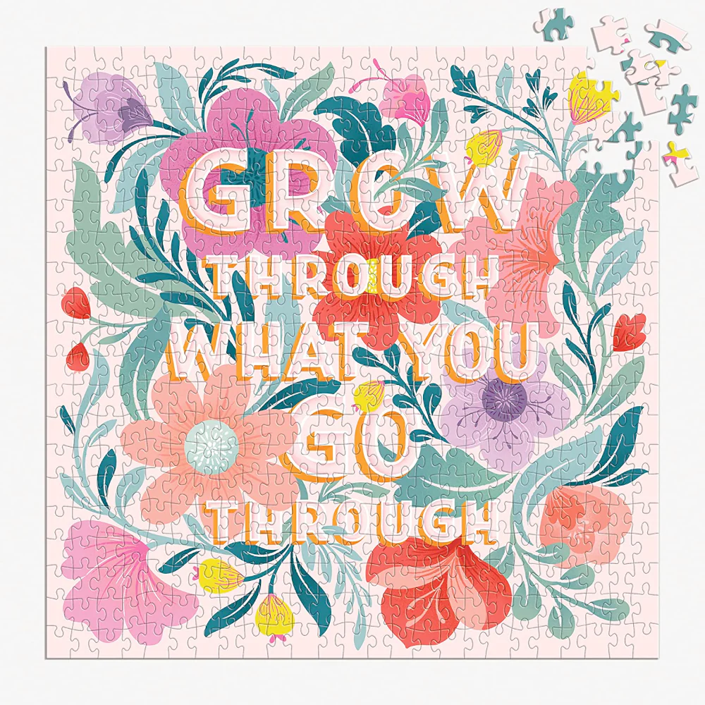 Grow Through What You Go Through 500 Piece Puzzle- - Image 3