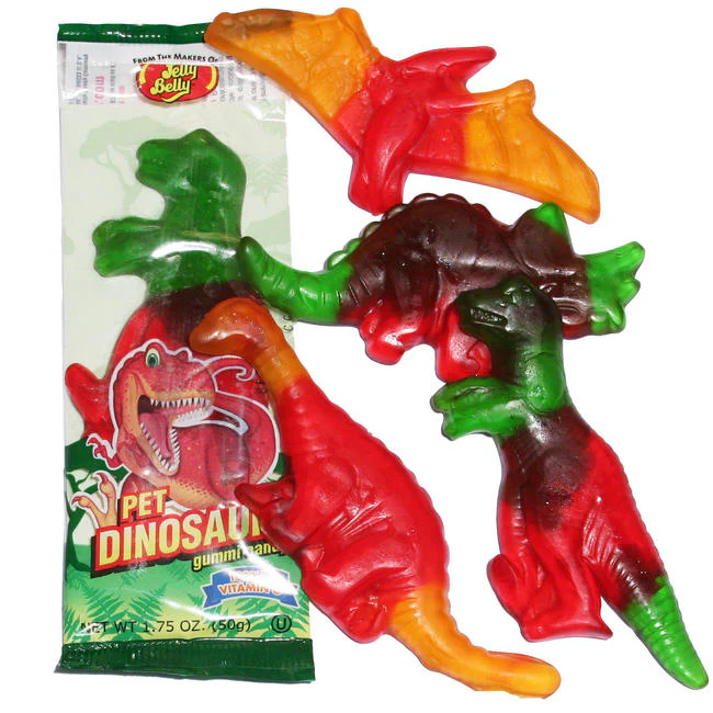 Gummi Pet Dinosaur - 1 random style 1.75 oz - Image 2