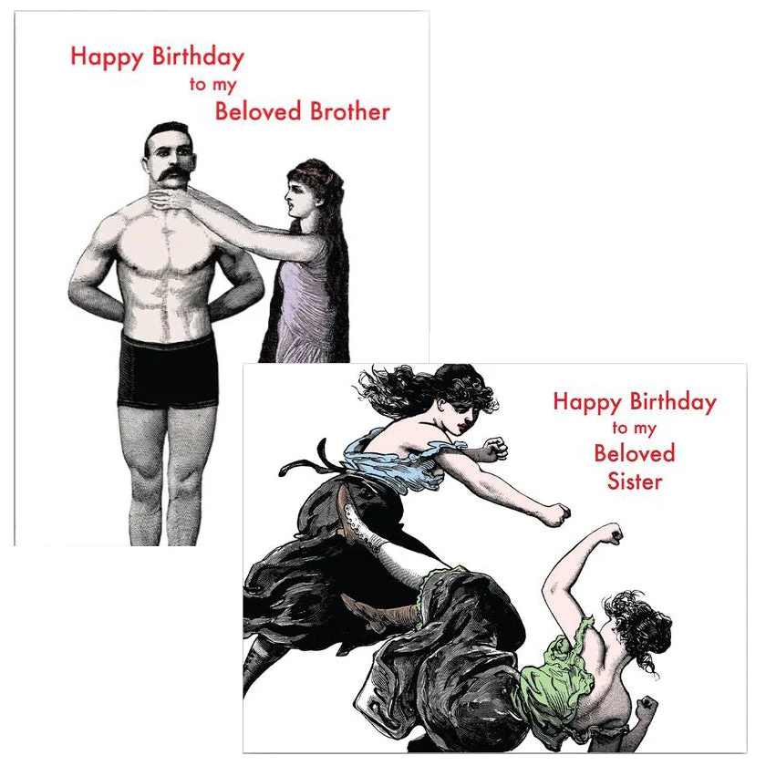 Happy Birthday Card Beloved Sibling