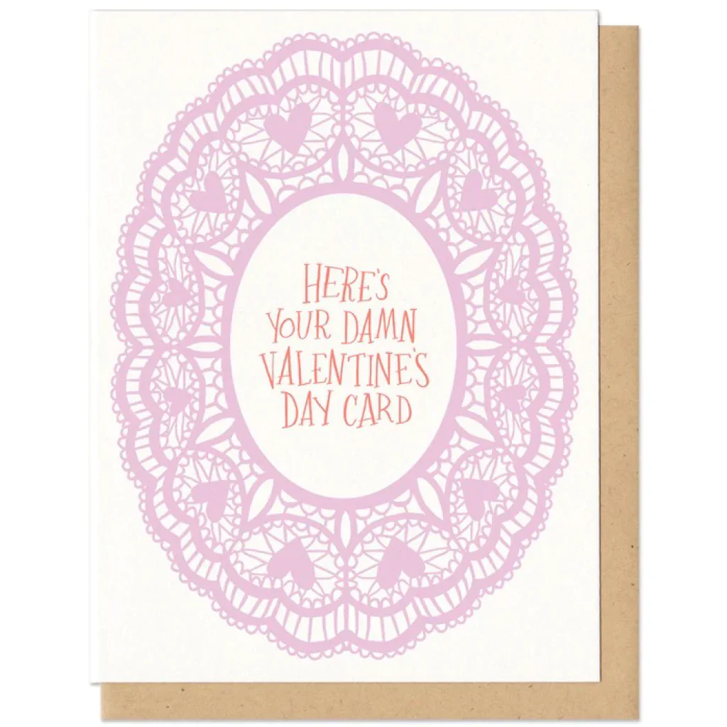 Here's Your Damn Valentine Greeting Card
