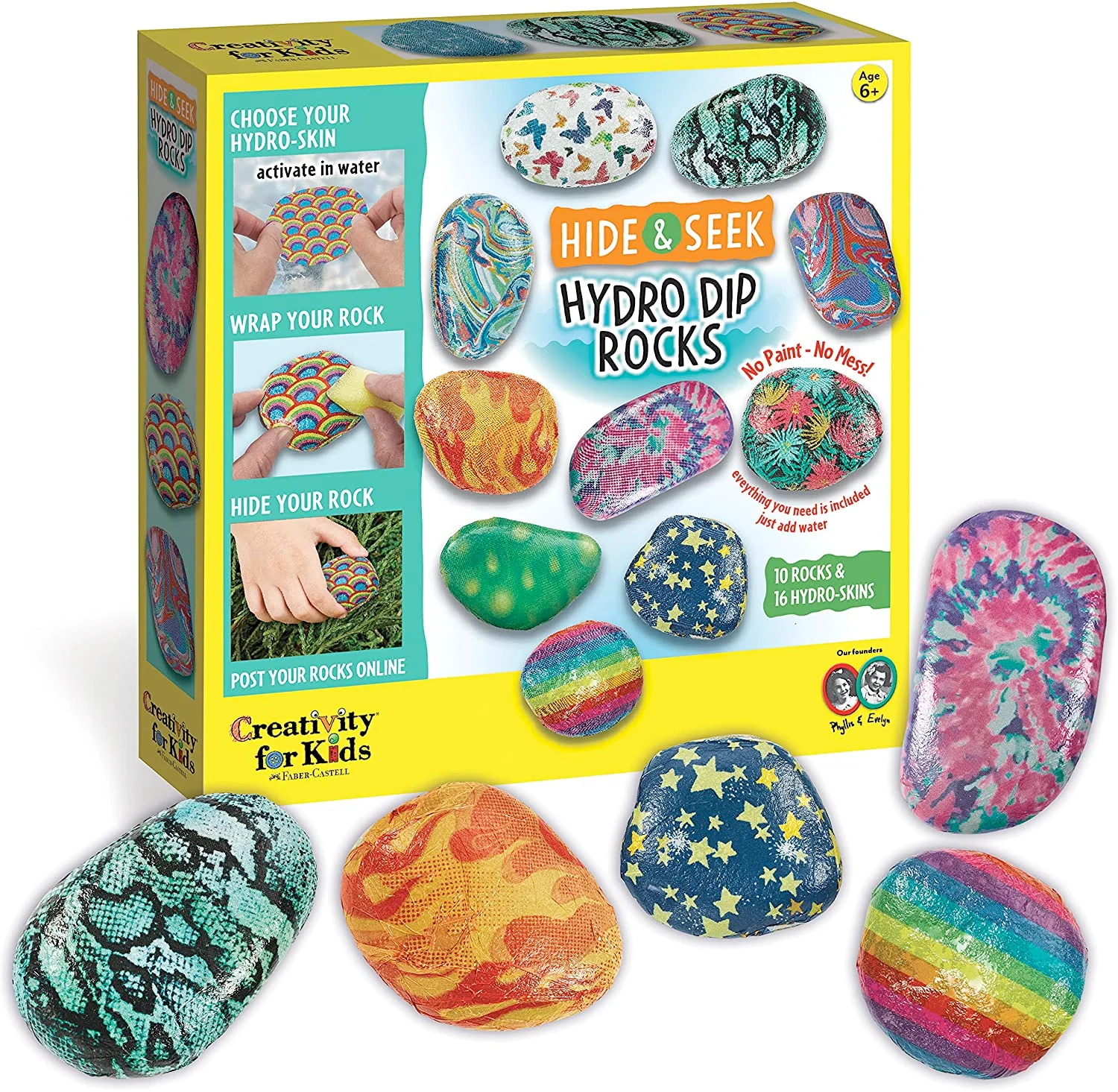 Hide and Seek Hydro Dip Rocks