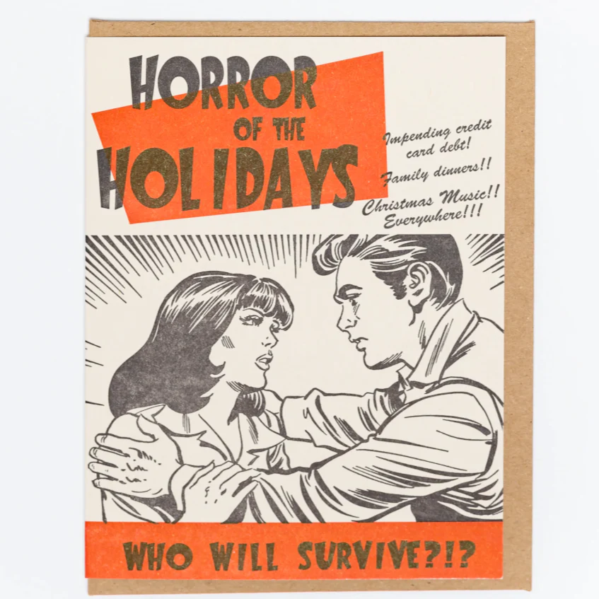 Horror Holidays Greeting Card