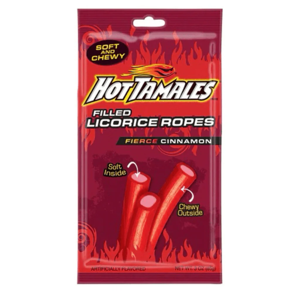 Hot Tamale Licorice Ropes - Peg Bag
