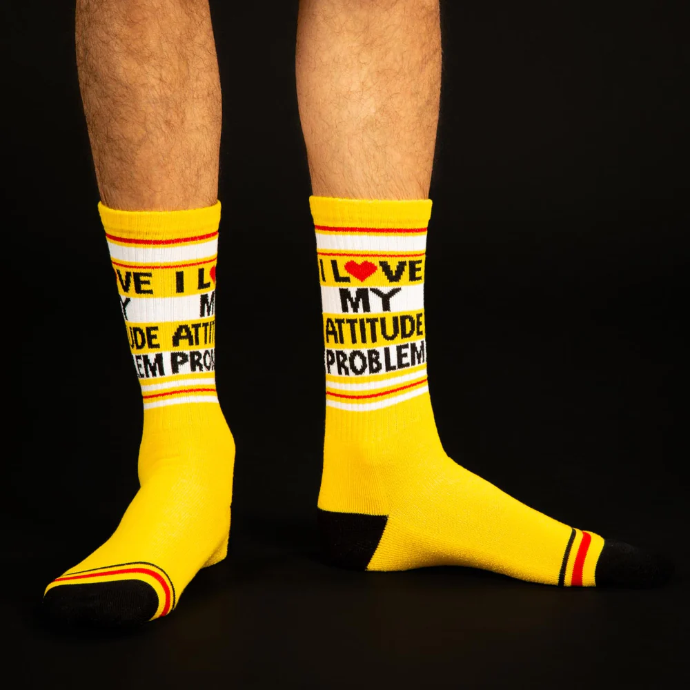 I Love My Attitude Problem Socks- - Image 2