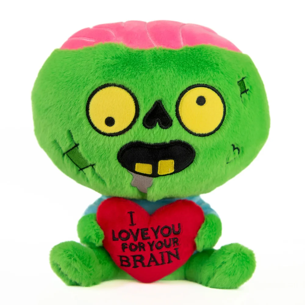 I Love you for your Brain- Plushie Zombie