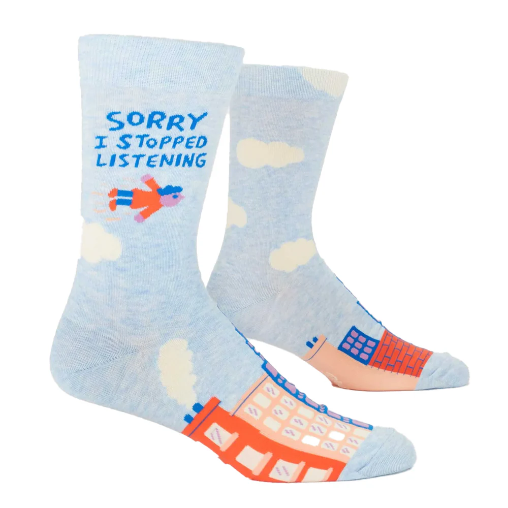 I Stopped Listening Men's Socks