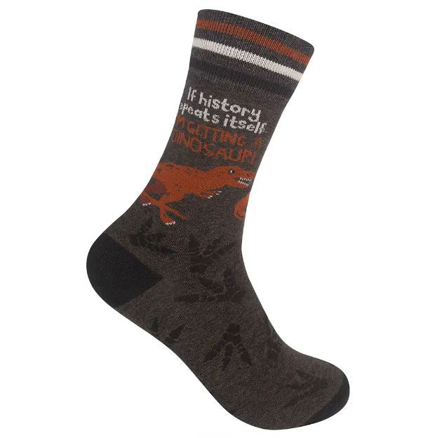 If History Repeats.. I'm Getting a Dinosaur Socks-