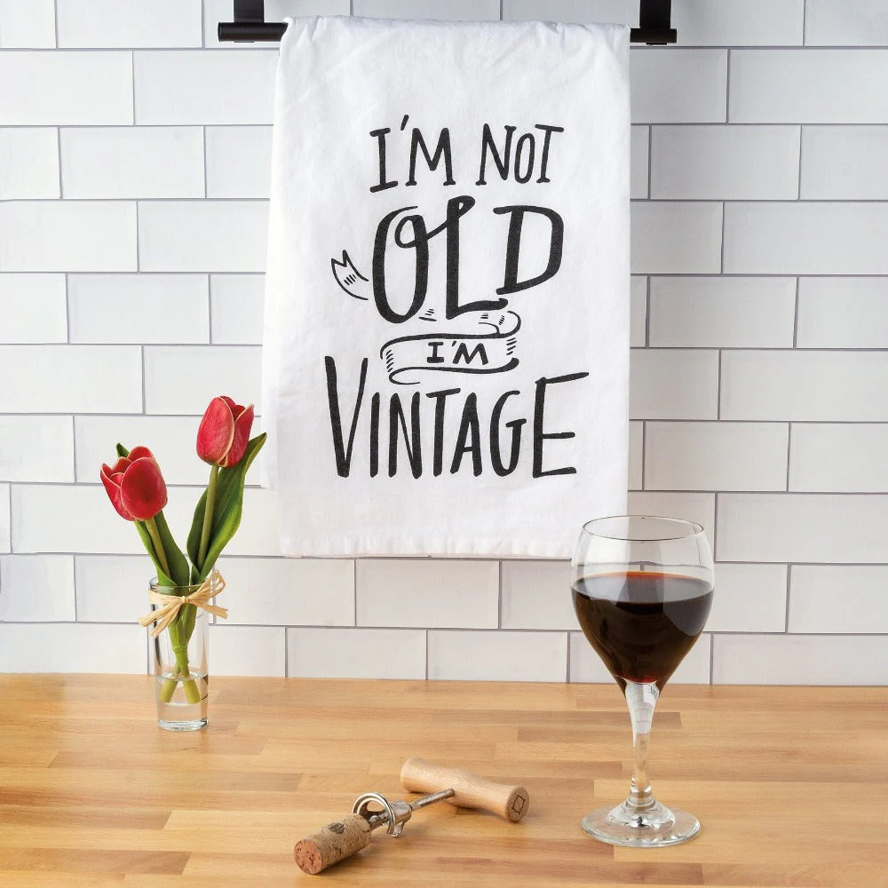 I'm Not Old I'm Vintage Kitchen Towel - Image 2