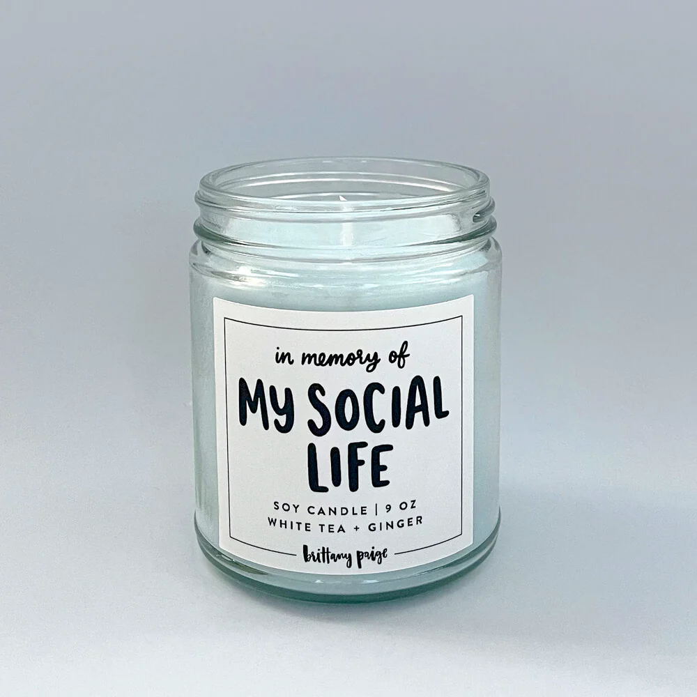 In Memory of My Social Life Candle - Image 2