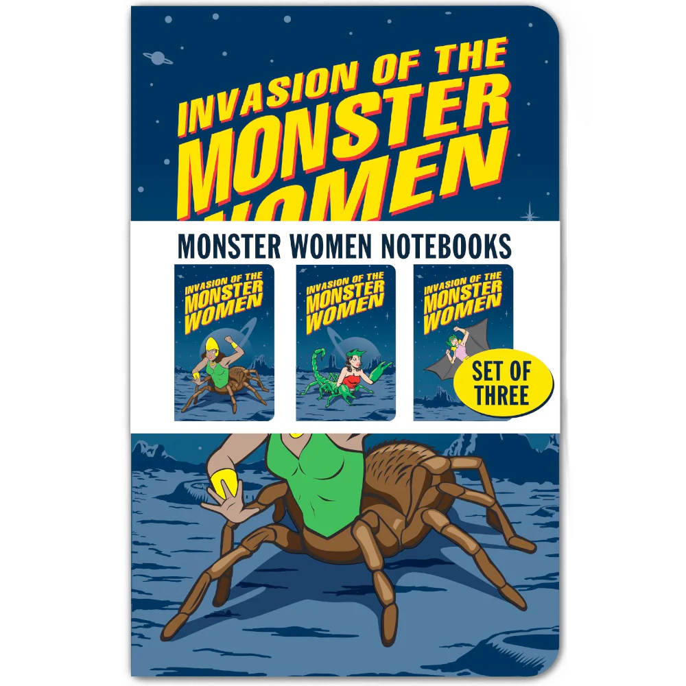 Invasion of the Monster Women - set of 3 notebooks - Image 3