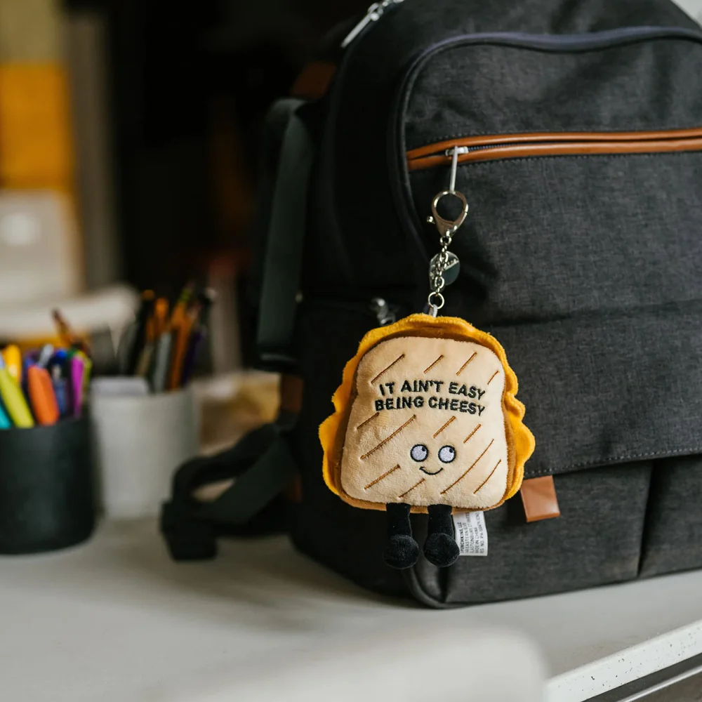 It Ain't Easy Being Cheesy Bag Charm - Image 2