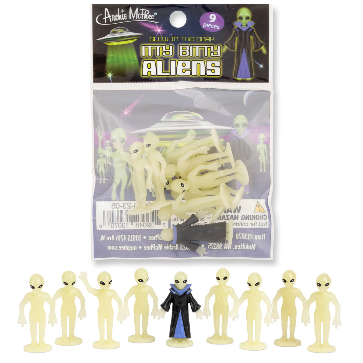 Itty Bitty Bag of Aliens - 9pcs