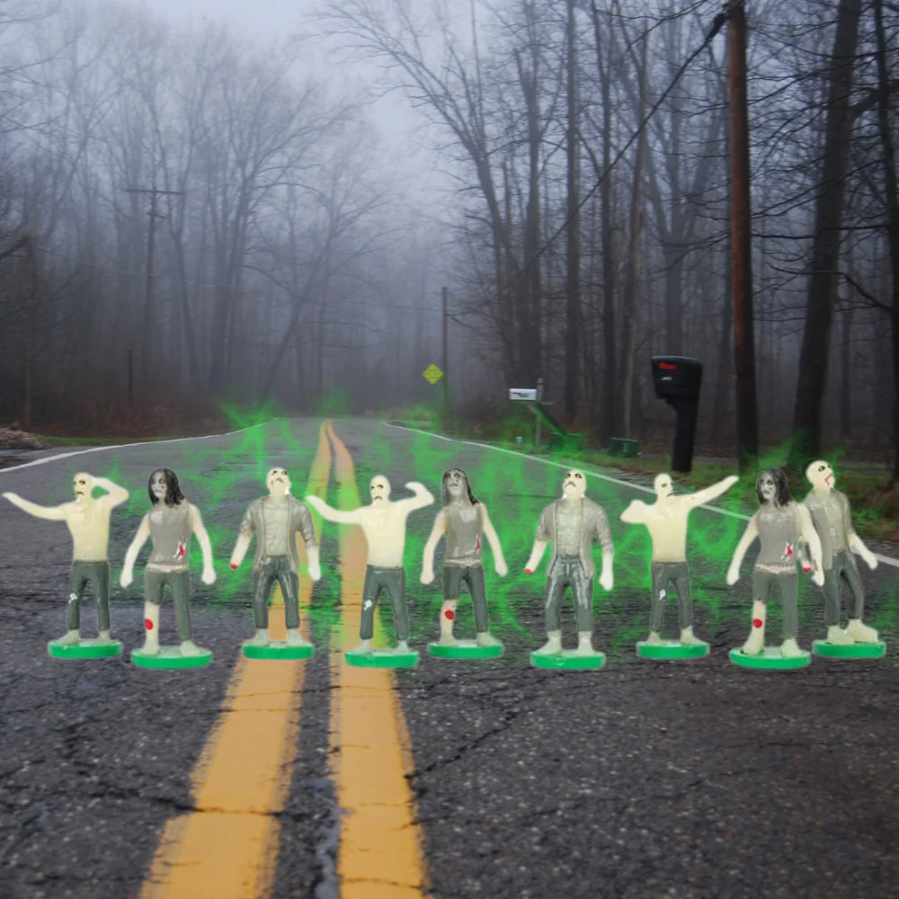 Itty Bitty Glow Zombies - 9pcs - Image 2