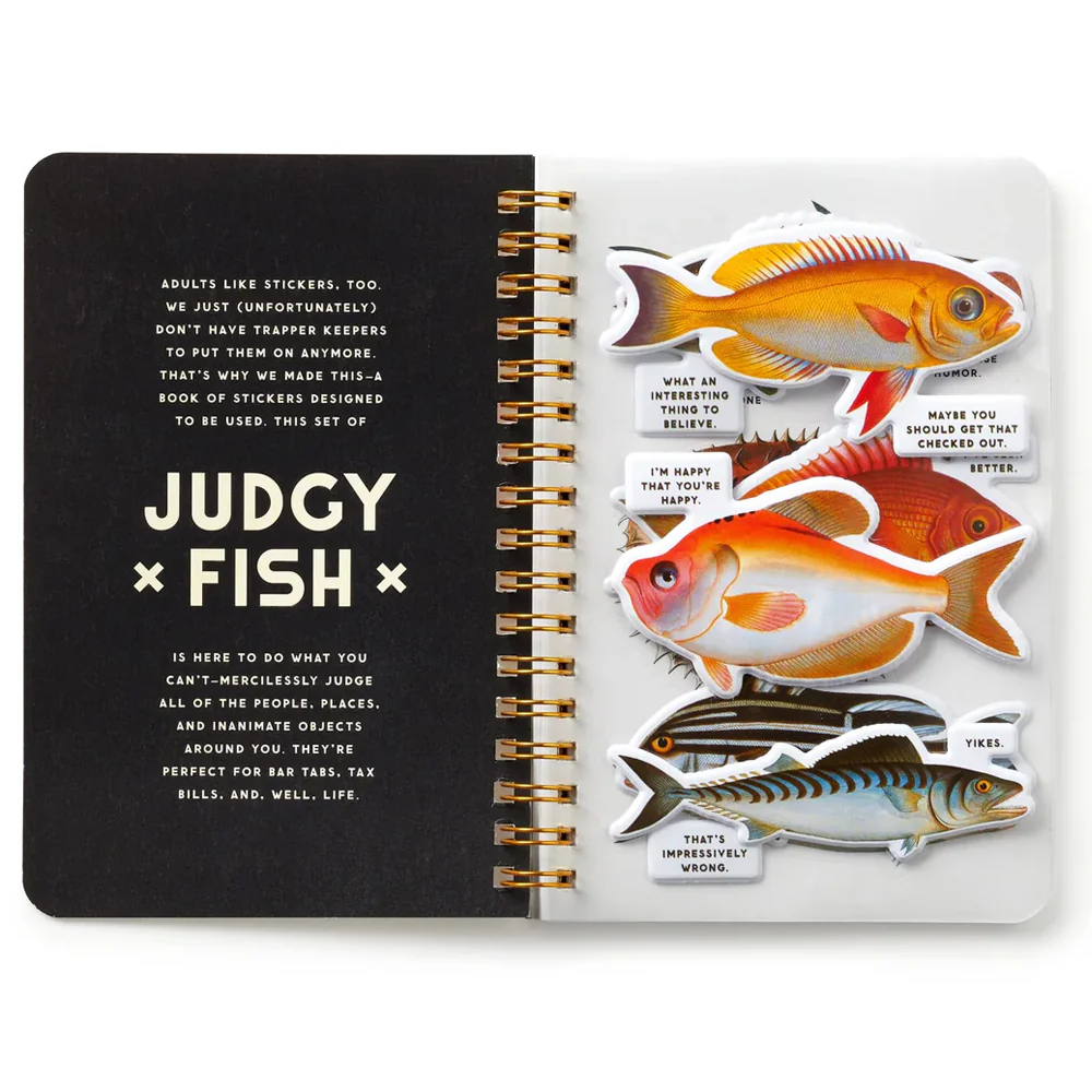 Judgy Fish Sticker Book - Image 3