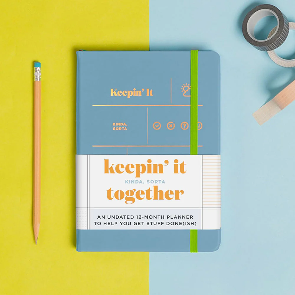 Keepin’ It Kinda, Sorta Together Large Hardcover Planner - Image 3