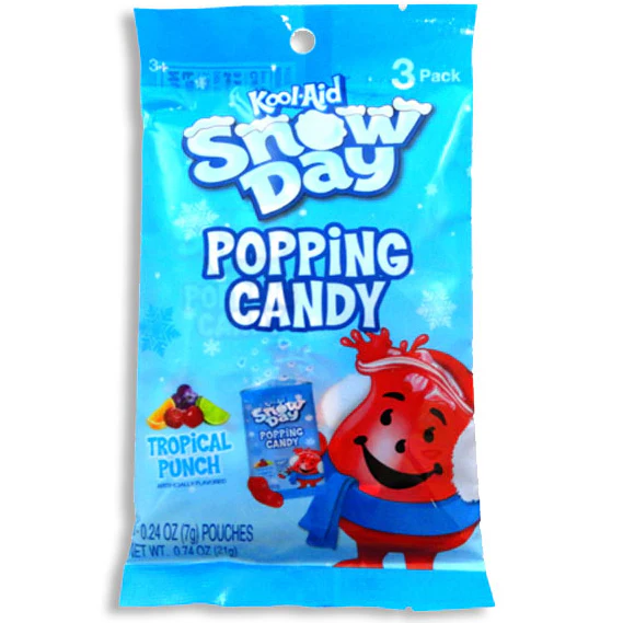 Kool-Aid Snowy Day Popping Candy