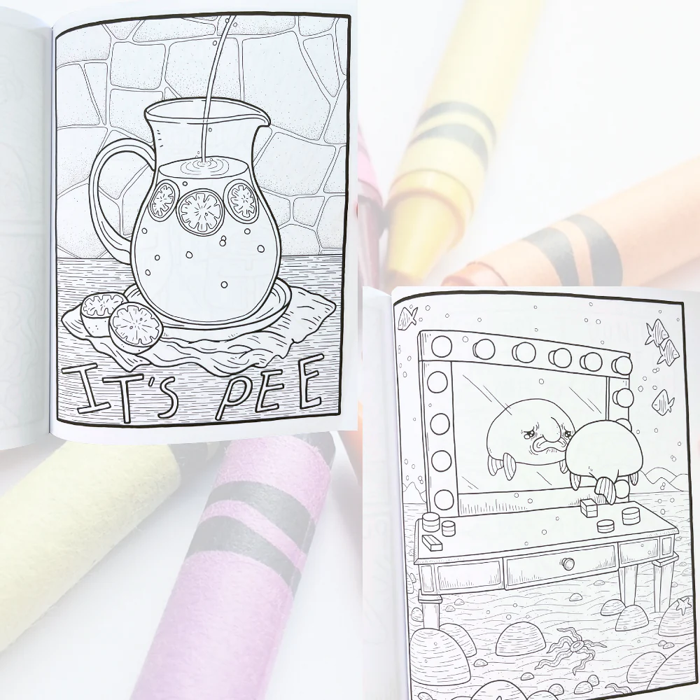 Let's Get Weird Adult Coloring Book - Image 3