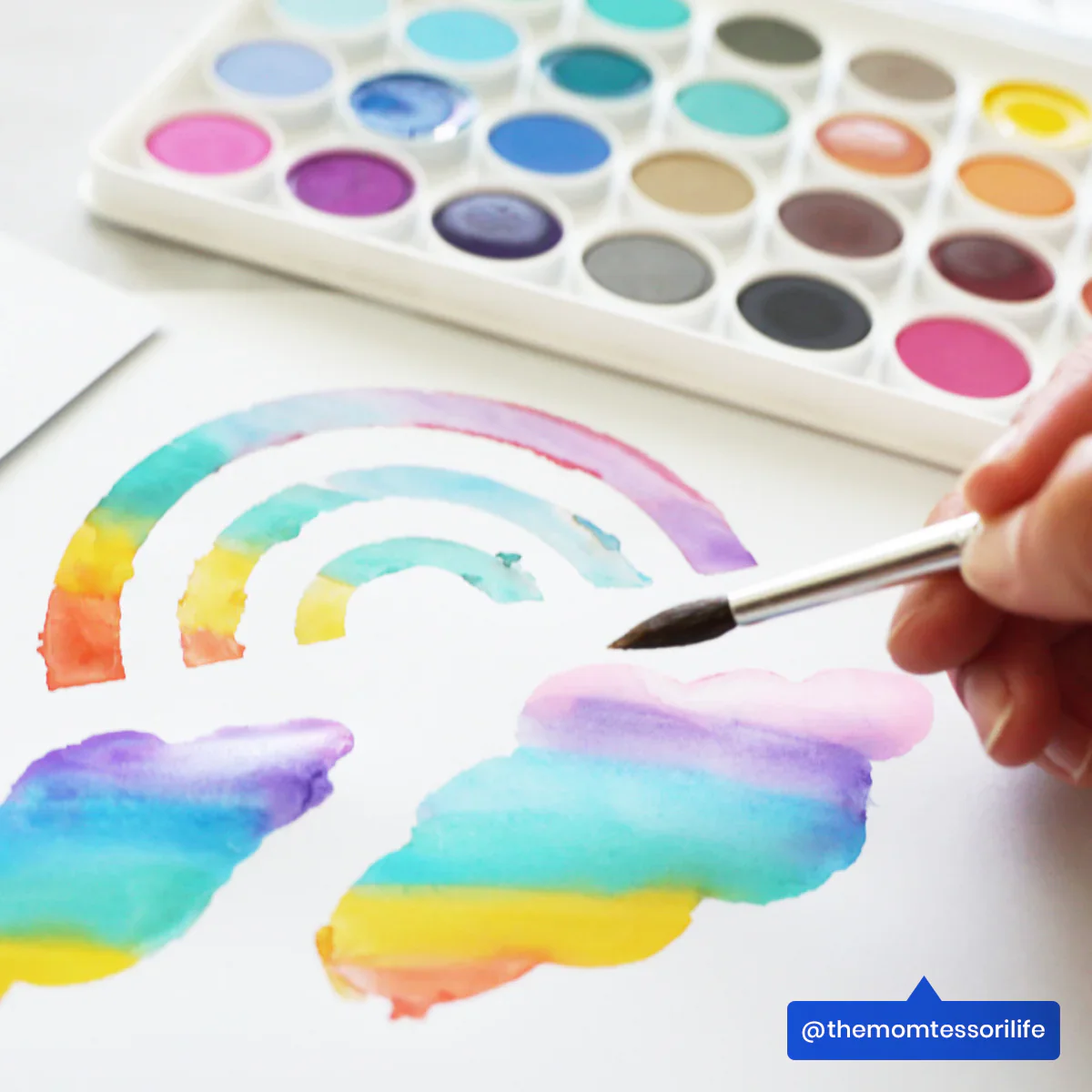 Lil Paint Pods - Set of 36 - Watercolors + Brush - Image 2