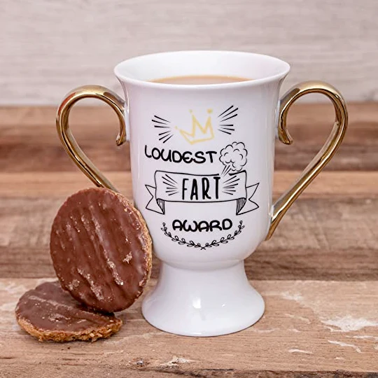 Loudest Fart Award Trophy Mug - Image 2