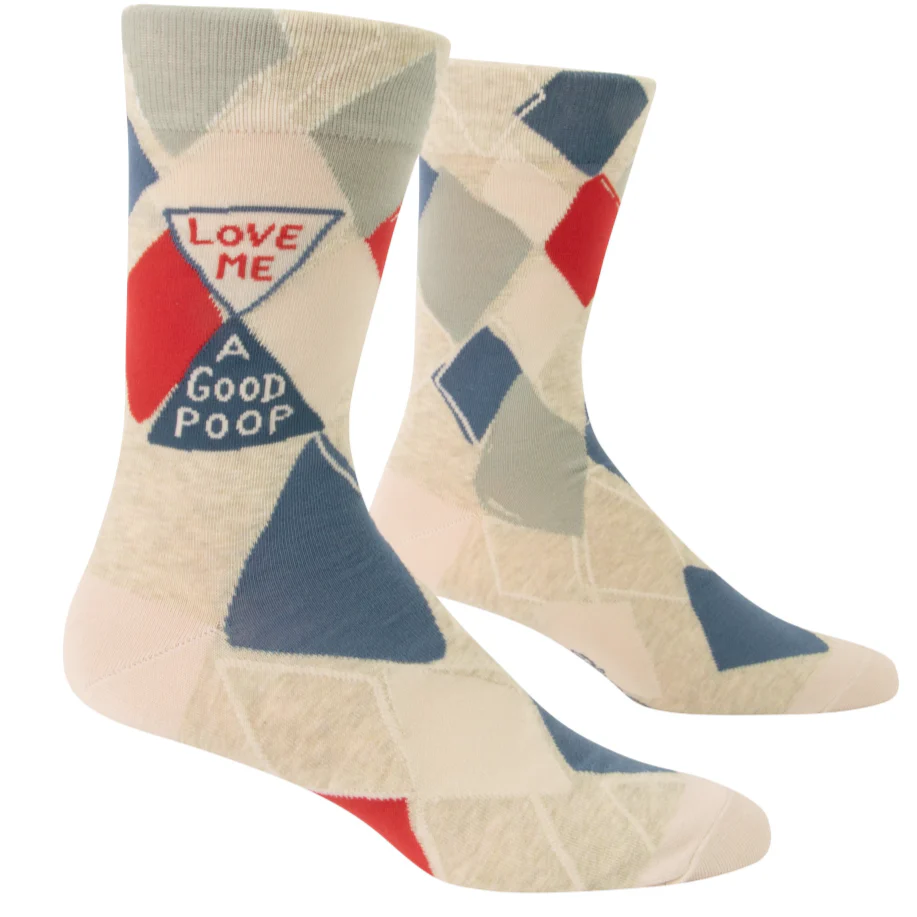 Love Me A Good Poop Men's Crew Socks