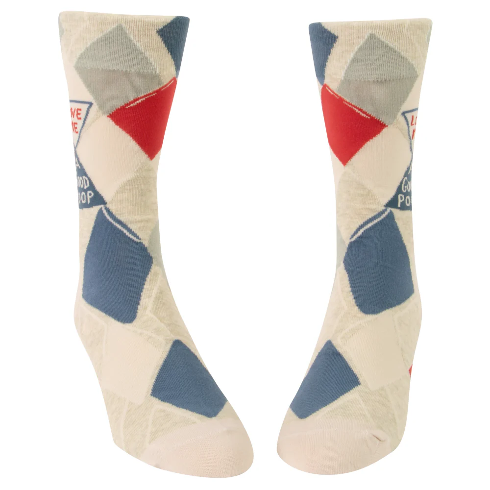 Love Me A Good Poop Men's Crew Socks - Image 2