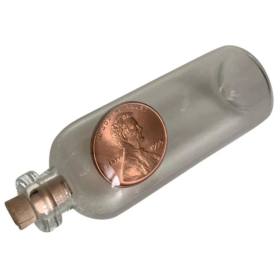 Lucky Penny in a Bottle