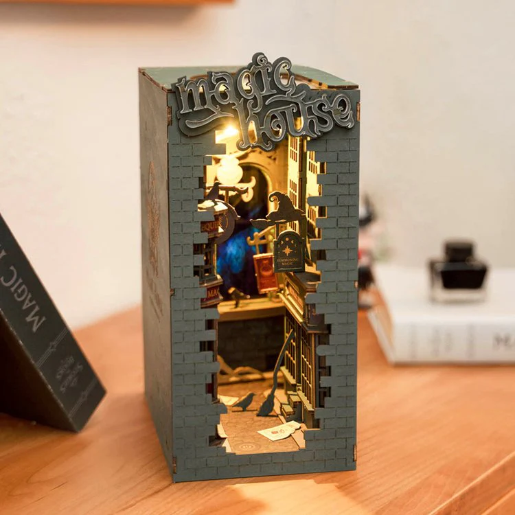 Magic House Bookshelf Diorama Book Nook - DIY kit - Image 2